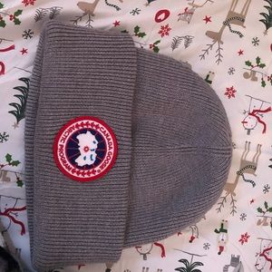 Gray Canada Goose Beanie